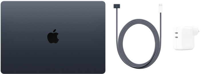 15-inch MacBook Air, USB-C to MagSafe 3 Cable and 35W Dual USB-C Port Compact Power Adapter