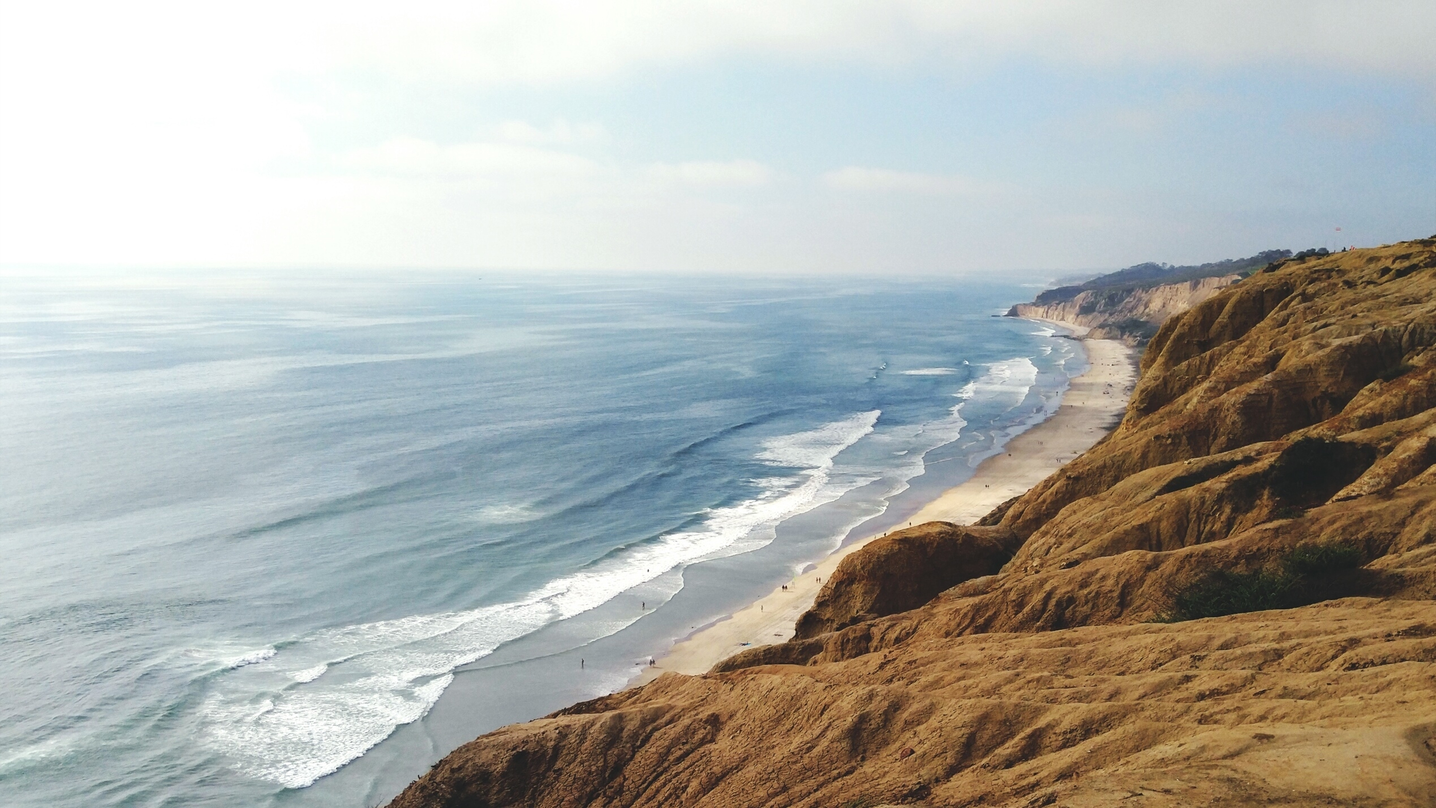 Superbe paysage côtier à San Diego (Californie).