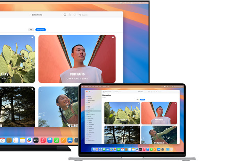 Mac berbagi foto ke televisi layar datar menggunakan Apple AirPlay