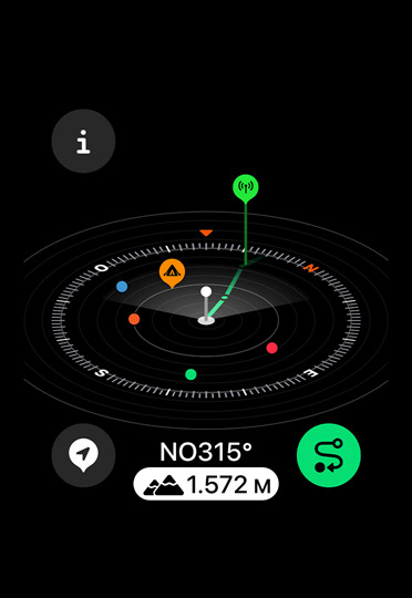 Un waypoint dell’ultimo punto in cui era possibile fare chiamate d’emergenza.