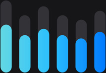 Gráfico a mostrar níveis gerais de ruído elevado reduzidos pela Proteção auditiva com os AirPods Pro 2