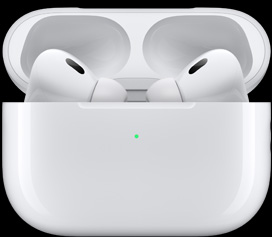 充電盒裡面裝有 AirPods Pro 2