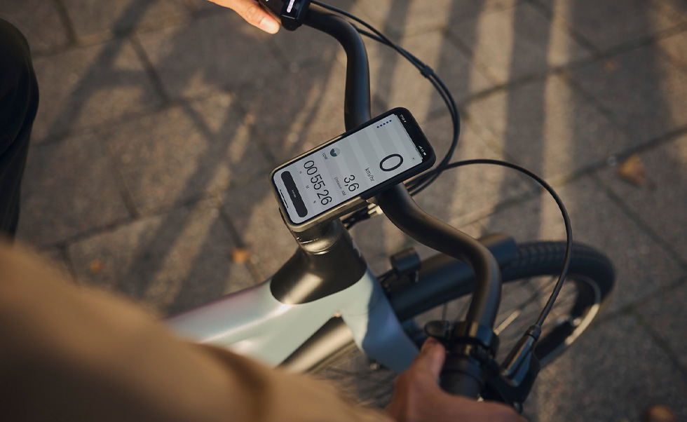 Customers can view real-time journey data from their e-bikes.