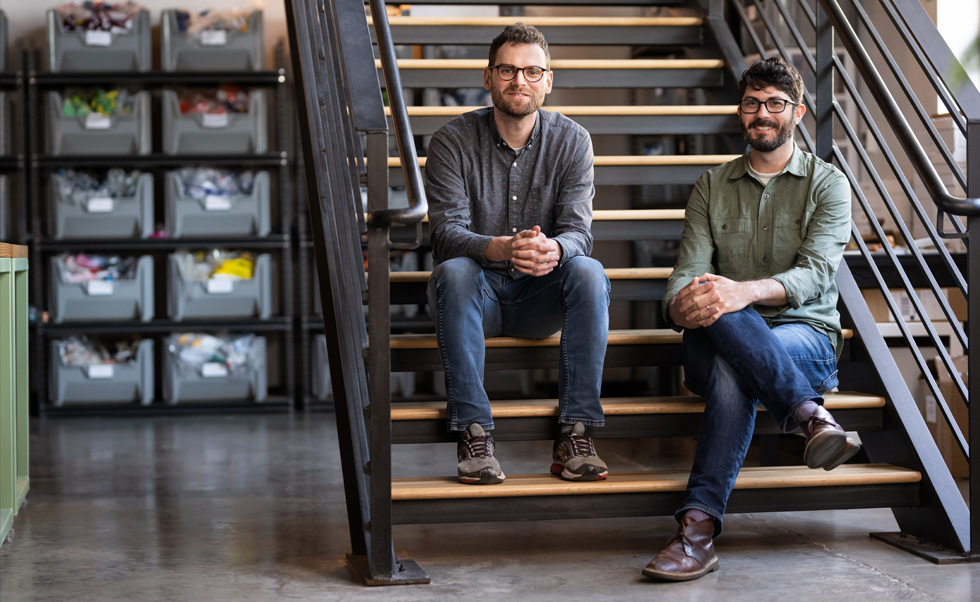 Co-founders Noah Lee and Dane Jensen are on a mission to push the textile industry forward.